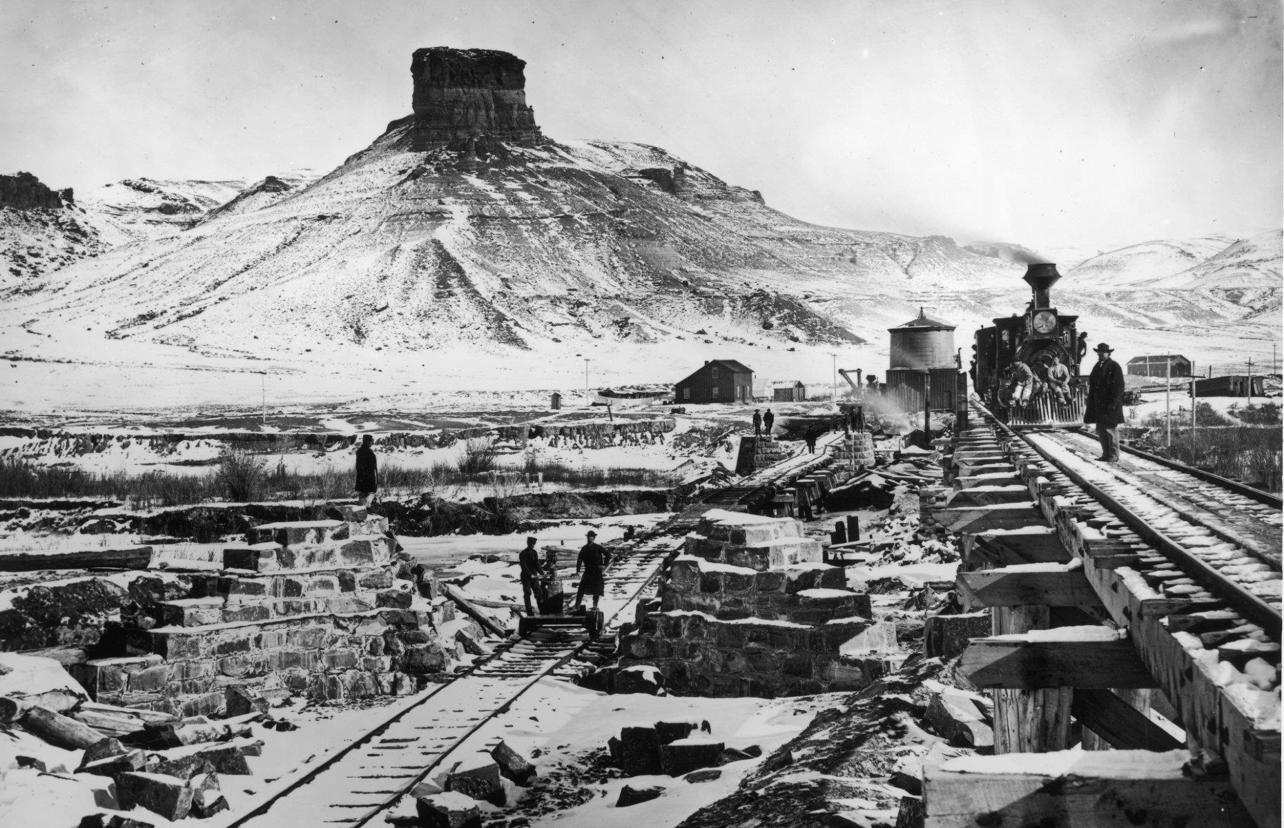 1869: The first transcontinental railroad